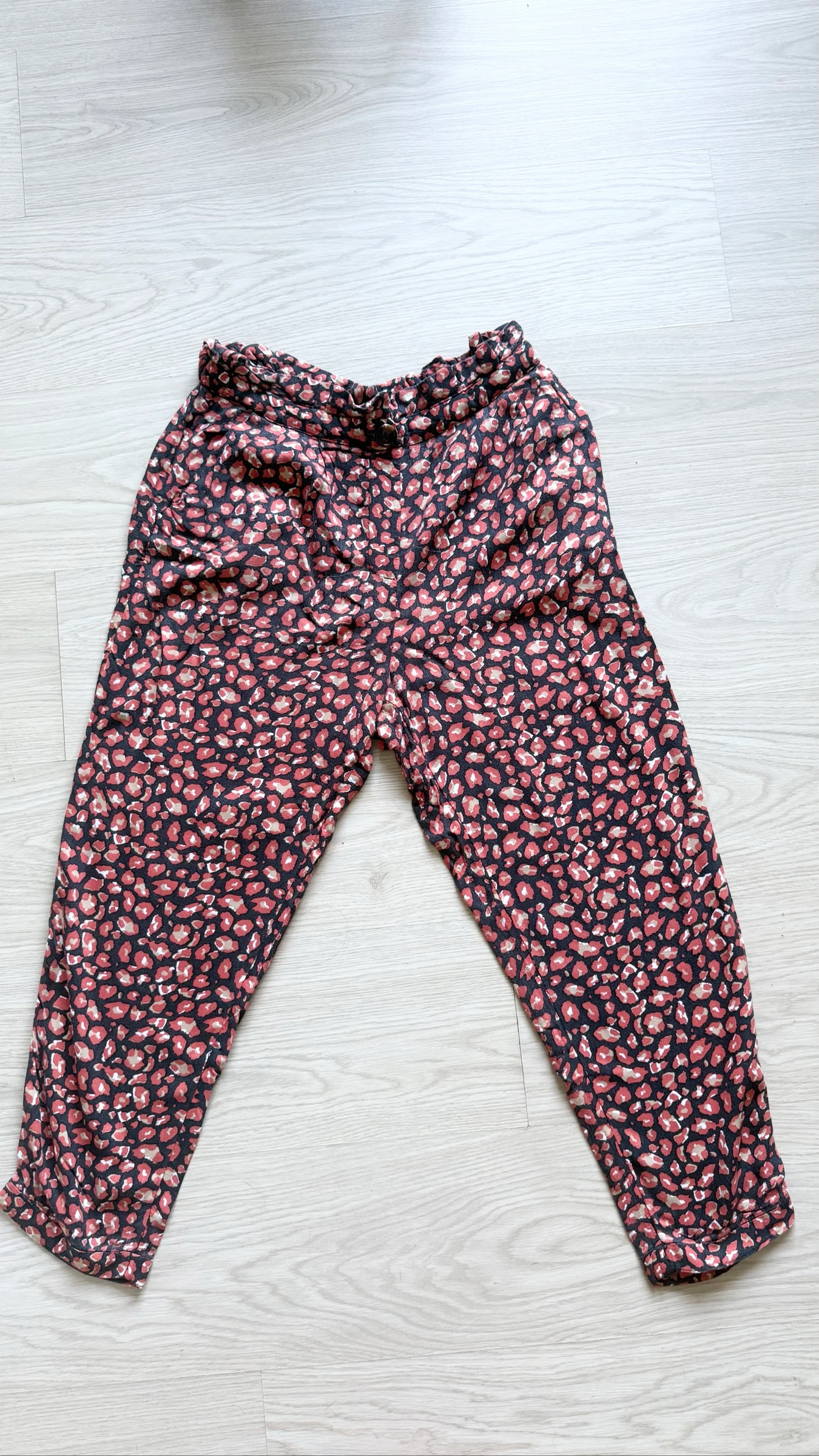 Calça curta Sarouel coral e preta Pimkie tamanho 36 P – photo 6